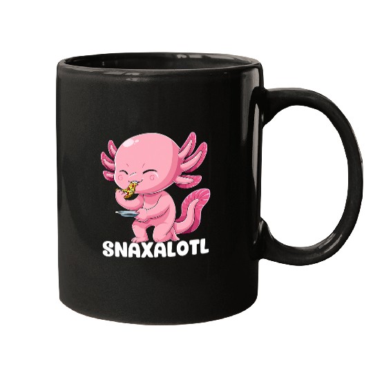 Axolotls Pet Snaxalotl Axolotls Pizza Mexican Salamander Walking Fish Mugs