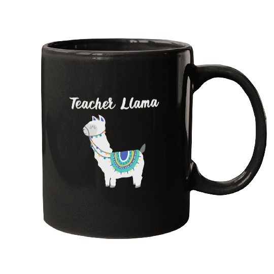 Llama Pet Teacher Llama Funny Cool Field Trip School Teaching Mugs