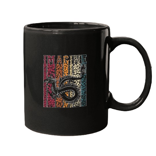 Dragon Pet Polka Dot Dragon International Dot Day Boys Kids Mugs