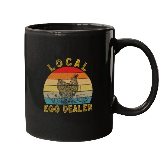 Chicken Pet Local Egg dealers Funny Bleached Chicken Lover Farm Farmer 2 9 Mugs