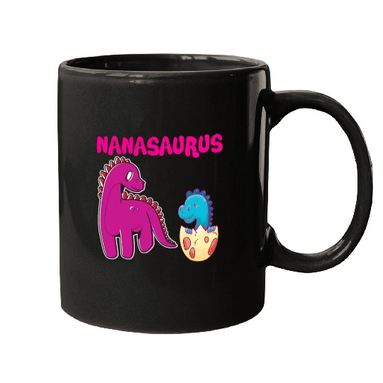 Dinosaur Pet Nanasaurus Dinosaur Nana  Grandma Ever Grandparents Day Mugs