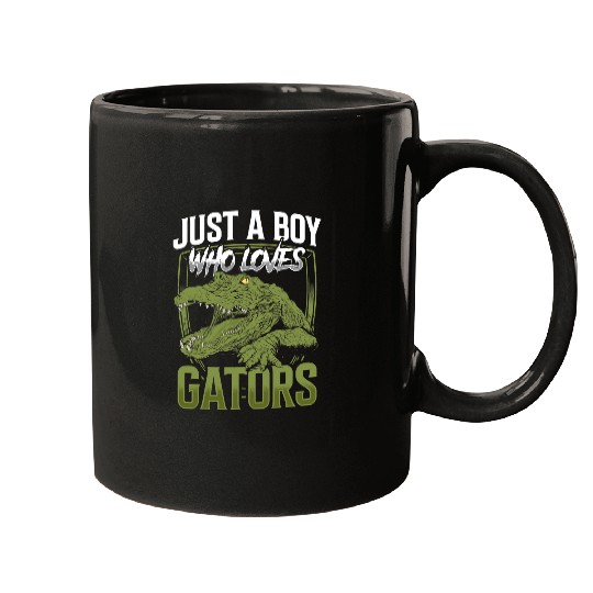 Alligator Pet Gators Lover Alligator Fan Crocodile Owner Funny Humor Boy Mugs