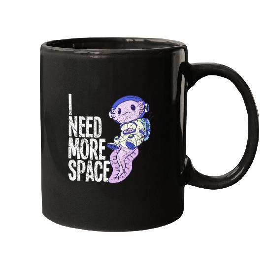 Axolotls Pet Space Galaxy Flying Axolotls Spacesuit Salamander Spaceship 5 5 Mugs