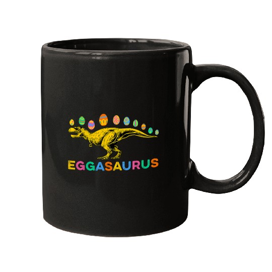 Dinosaur Pet Eggasaurus Stegosaurus Easter Egg Dinosaur Happy Easter Day Mugs