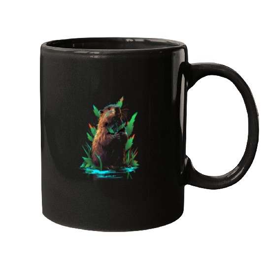 Beaver Pet Animal Rodent Beavers 08 Mugs