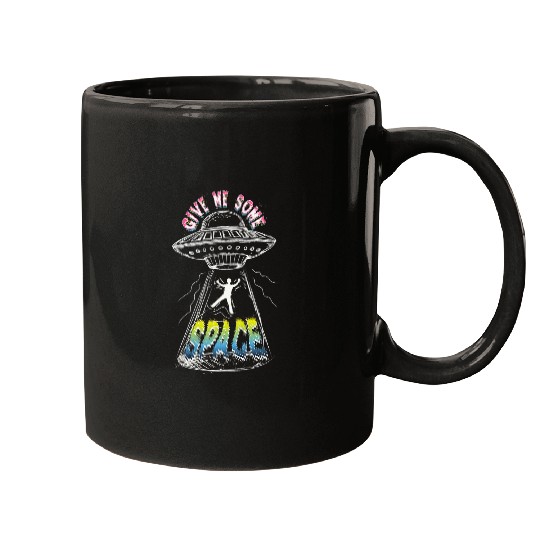 Aliens UFO Flying Saucer Invasion 1950s Sience Fiction Abduction 23 Mugs