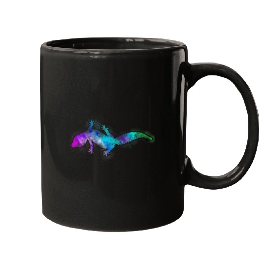 Gecko Pet Watercolor Watercolor Mugs