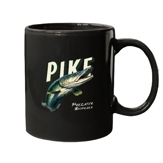 Fishing Fun Northern Pike Whisperer Fishing Enthusiasts Angler Fishermen Mugs