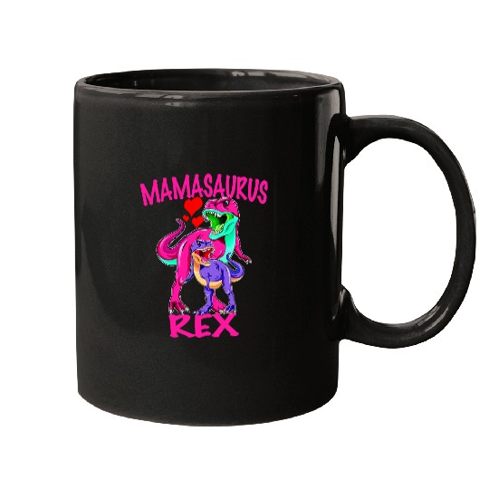 Dinosaur Pet Mamasaurus Rex Mugs