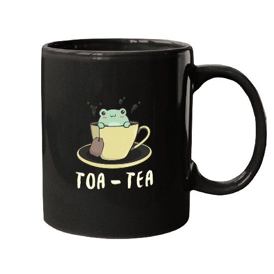 Frog Pet Cottagecore Aesthetic Kawaii Frog Toad Toa Tea In A Tea Cup8 Mugs