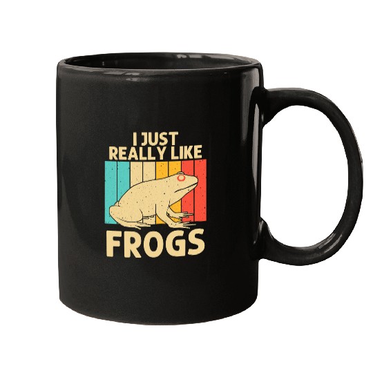 Frog Pet vintages Frog Design For Men Women Kids Cute Frog Toad Lovers 3 Mugs