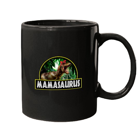 Dinosaur Pet Mamasaurus rexs Dinosaur Mom Mugs