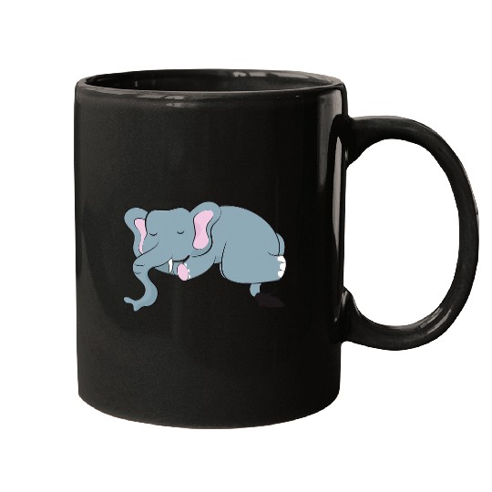Elephant Mammal Pajamas Children Slumber Light Children Elephant Sleep Mugs