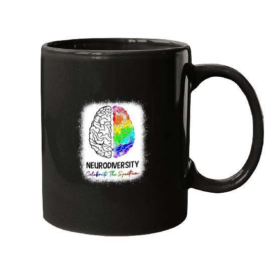 Autism Puzzle Neurodiversity Clebrate Spectrum Autism Awareness Acceptance 1 Mugs