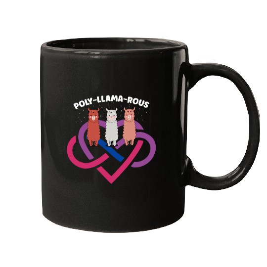 Llama Pet PolyLlamaRous Funny Polyamory For Polyamorous Throuple 21 Mugs