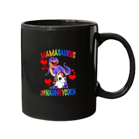 Unicorn Pet Mamasaurus and Unicorn Mothers Day Mugs