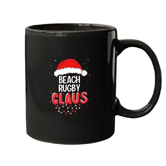Discover Sport Rugby Beach Rugby Santa Claus Christmas Matching Costume Mugs