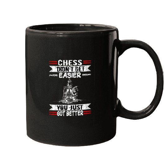 Chess Didnt Get Easier Funny Chess Coachs Rook Chess Club Mugs