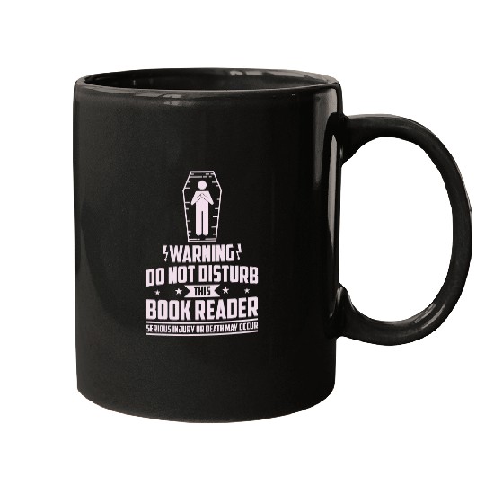 Book Fun Warning Do Not Disturb This Book Mugs