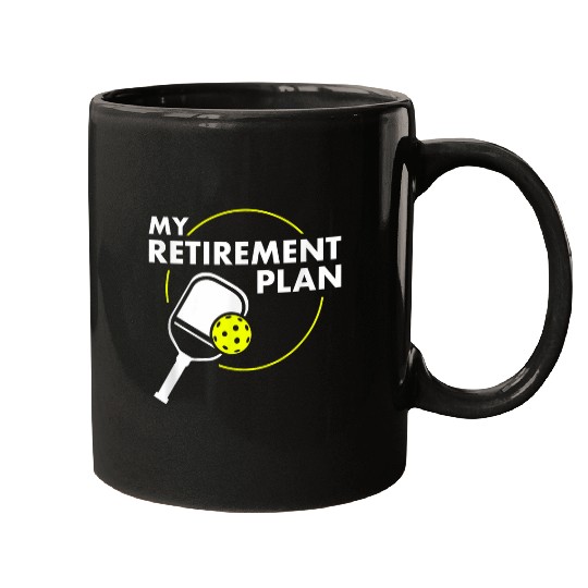 Discover Sport Pickleball My Retirement Plan Funny Pickleball Slogan 9 Mugs