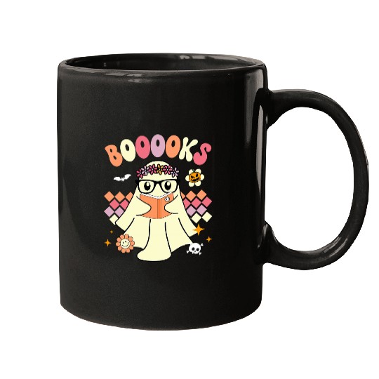 Book Fun cute booooks ghosts read more books teacher halloween Mugs