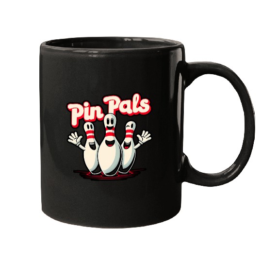 Discover Sport Bowling Cute Pin Pals Bowling Companions For Bowler Player Mugs