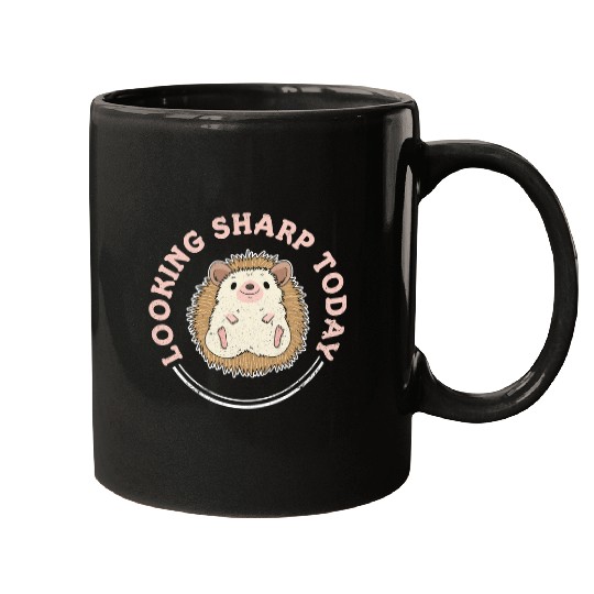 Hedgehog Pet Looking sharp today Design for a Hedgehogs Lover Mugs