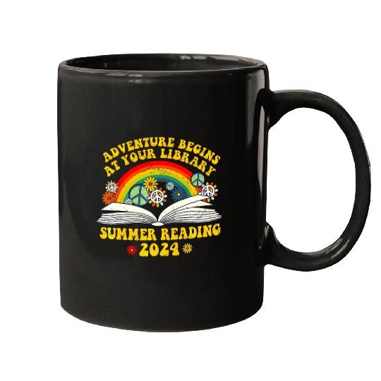 Adventure Begins At Your Library Summer Reading 2024 Rainbow 22 Mugs