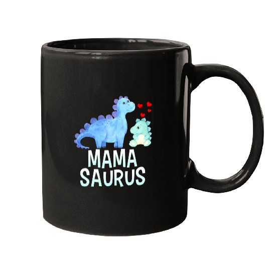 Dinosaur Pet Mamasaurus Greek Baby Shower Greek Mom Mugs