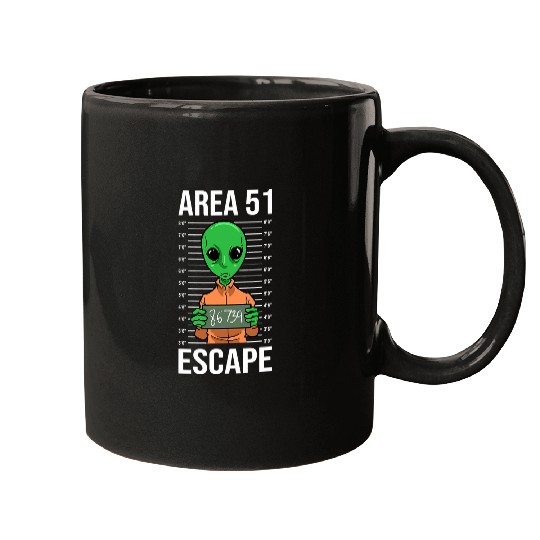 Aliens UFO Area 51 Escape Ufos Space Mugs