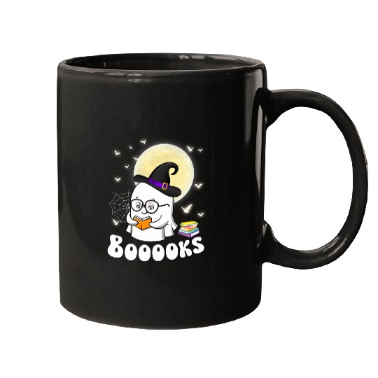 Book Fun cute booooks ghosts halloween teacher book reading Mugs