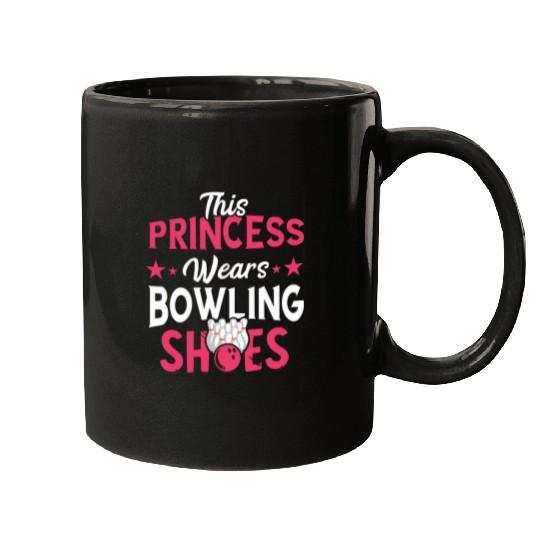 Sport Bowling Princess Bowling Shoes Bowler Bowling Pins Strike Mugs