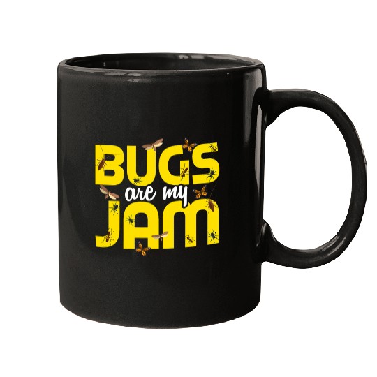 Bugs Are My Jam Funny Bug Insect Hunter Entomologist Kids Mugs