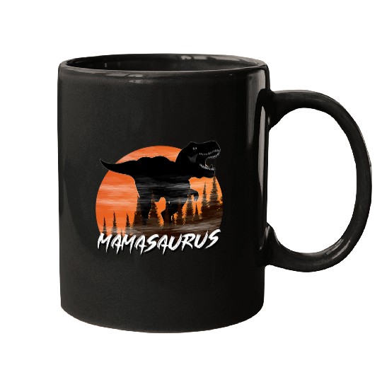 Dinosaur Pet Mamasaurus Dinosaur Funny mom for mothers day Mugs
