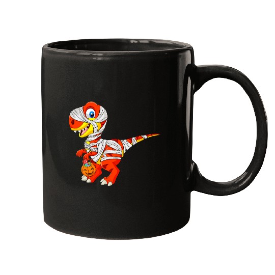 Dinosaur Pet Mummy Dinosaur Costume Halloween Gift For Kids Mugs