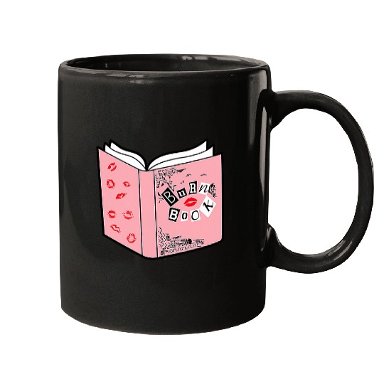 Book Fun Mean Girls Burn Book Side View Mugs