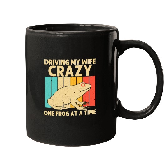 Frog Pet vintages Frog Design For Men Grandpa Dad Cute Frog Toad Lover 1 Mugs