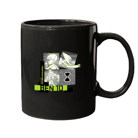 Aliens UFO Ben 10 Its Time To Go Alien Group Poster Mugs