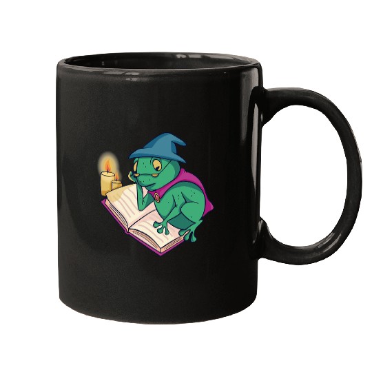 Frog Pet with Mushroom Cute Cottagecore Aesthetic Mugs