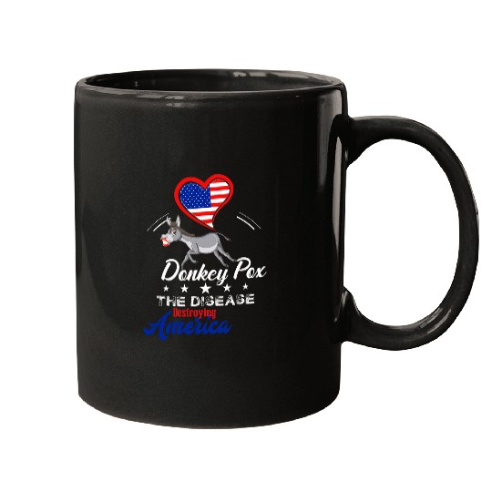 Donkey Pet girls Donkey Pox The Real Problem in America Funny Mugs