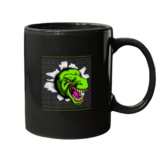 Dinosaur Pet Mamasaurus T rexs Dinosaur Awesome Mamasaurus Mothers Family Mugs