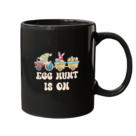 Tractor Fun driving Kids Egg Hunt Is On Tractor Easter Eggs Mugs