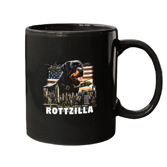 Rottweiler Pet Funny Rottzilla Rottweiler Dog Owner Mugs