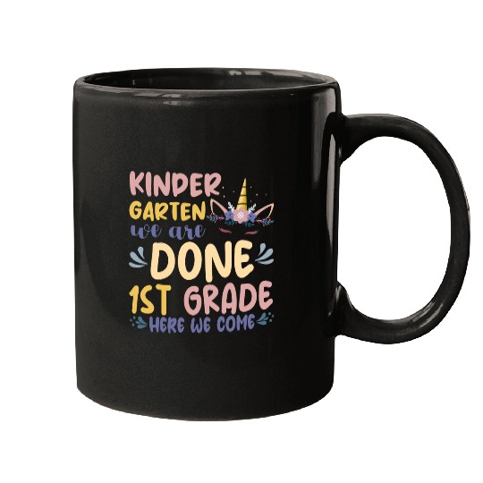 Unicorn Pet Kids Kindergarten Graduation Cute Unicorn Class Of Grad Mugs