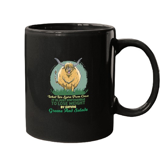 Cow Pet Farm Meat Lover Farmer Butcher Funny Scottish Highland Cow Mugs