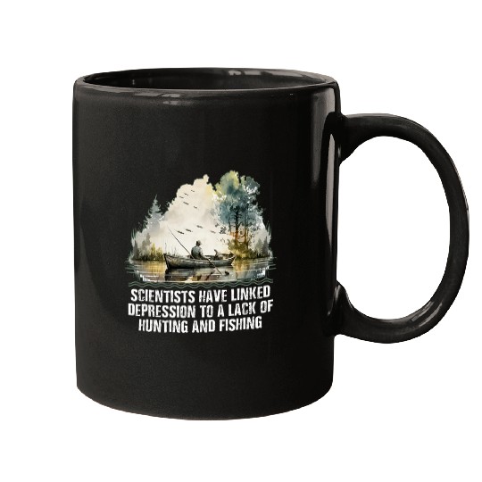 Fishing Fun Scientists Linked Depression to Lack of Fishing Hunting 19 Mugs