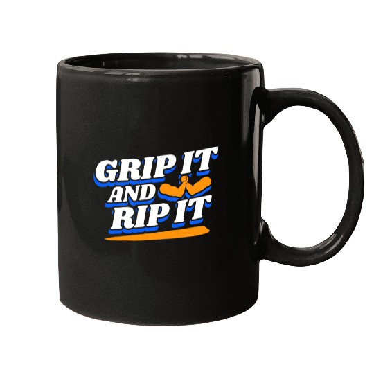 Sport Wrestling Grip It And Rip It ArmWrestling 8 Mugs