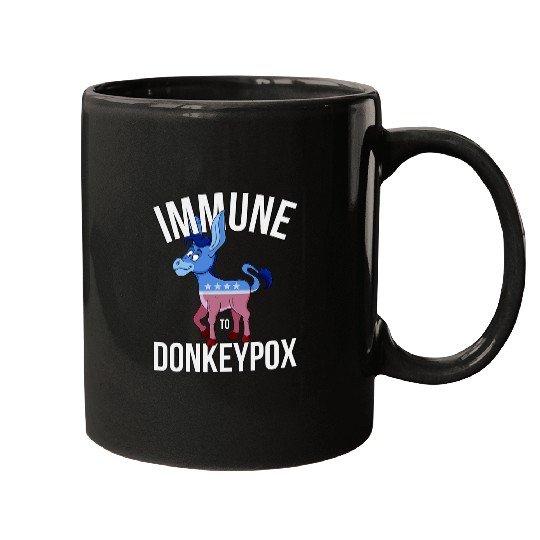Donkey Pet Immune to Donkey Pox Mugs