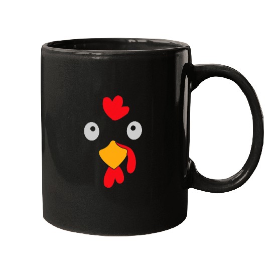 Chicken Pet Face Chicken Costume for Chicken Lovers Mugs