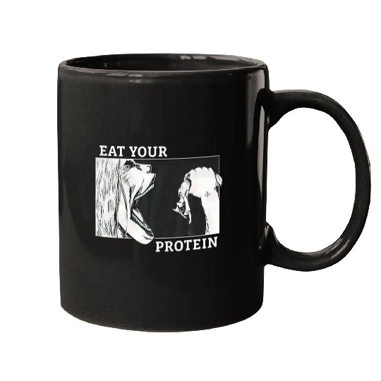 Eat Your Protein Anime Gym Pump Bodybuilding Fitness 21 Mugs
